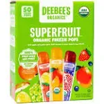 DeeBee's Organics Classic SuperFruit Freezie Pops No Added Sugars No Artificial Flavors or Colors