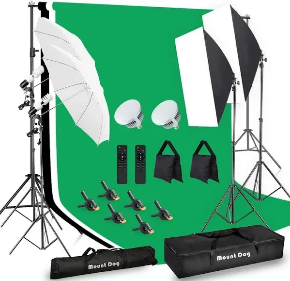 Mountdog Photography Lighting Kit