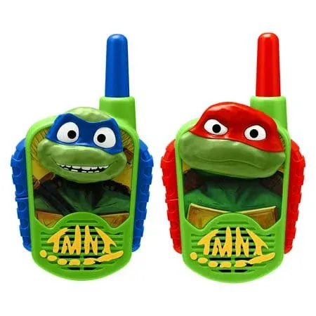 Teenage Mutant Ninja Turtles Extended Range Walkie Talkies - Action Figures Children Ages 3+