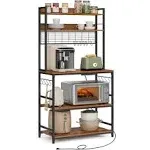 VASAGLE Hutch Bakers Rack