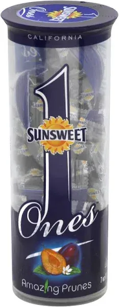 Sunsweet Gold Label Ones Super Select California Individually Wrapped Prunes 6.0