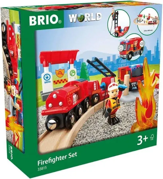 BRIO Firefighter Rescue Set