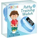 ABC123 Potty Training Watch - Baby Reminder Water Resistant Timer for Toilet Training Kids & Toddler (Blue)