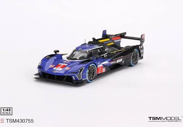 True Scale Miniatures Model Car Compatible with Cadillac V-Series.R #02 Cadillac Racing 2023 IMSA Daytona 24 Hrs 1/64 Diecast Model Car Mini GT MGT00669