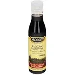 Alessi Balsamic Vinegar Reduction, Autentico from Italy, Ideal on Caprese Salad, Fruits, Cheeses, Meats, Marinades, White Balsamic (White Balsamic, 8.5 Fl Oz (Pack of 6))