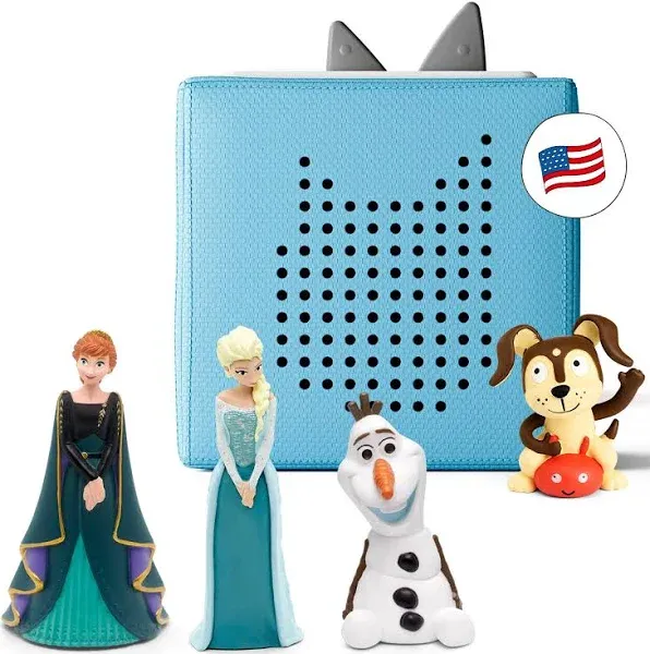 Toniebox Audio Player Starter Set with Elsa, Anna, Olaf, and Playtime Pink