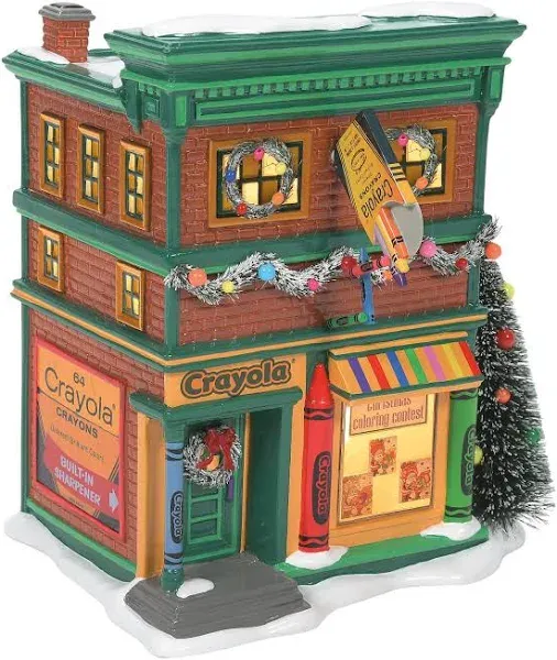 Department 56 Original Snow Village Crayola Crayon Store