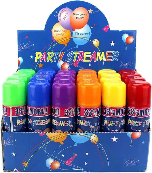 Aj Toys & Games Fun Party Streamer Spray String