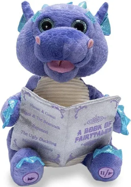 Cuddle Barn Dalton Storytelling  Dragon Animated Storytime Plush - Video 11&#034;