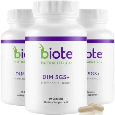 DIM SGS +   Hormone + Detox  60 Capsules  Pack 3