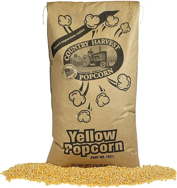 Paragon 1022 Country Harvest Bulk Yellow Popcorn 12.5 lbs.