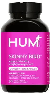 HUM Skinny Bird - Appetite Suppressor for Women with Caralluma, Chromium, 5 HTP + Green Tea Extract (90 Capsules)