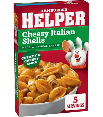 Betty Crocker Hamburger Helper Cheesy Italian Shells