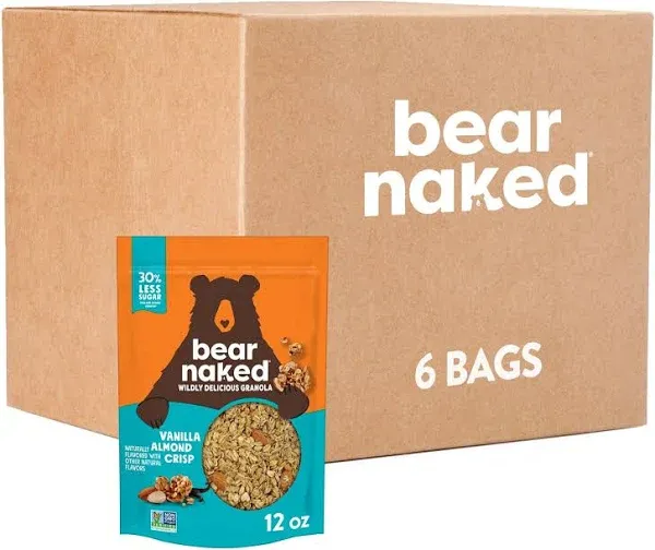 Bear Naked 45% Less Sugar V'nilla Almond Granola (12 oz)