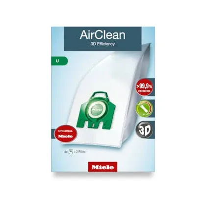 Original Miele U AirClean 3D Genuine OEM Vacuum Dust Bag Dynamic U1 S7 Upright