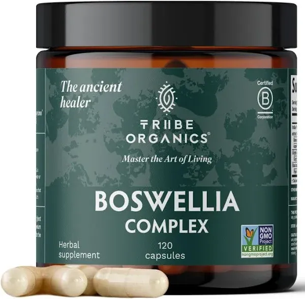 Tribe Organics Boswellia Complex, 120 Capsules