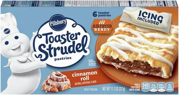 Pillsbury Cinnamon Roll Toaster Strudel Pastries