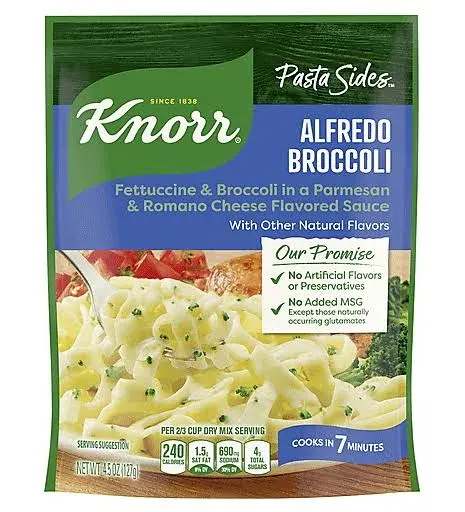 Knorr Alfredo Broccoli Fettuccine Pasta Sides