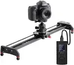 GVM Great Video Maker Motorized Camera Slider Video Rail Track Dolly with Controller Video Shooting Time-Lapse Aluminum Alloy Video Slider for