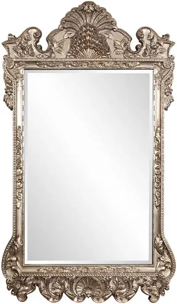 Howard Elliott Marquette Antique Silver Mirror