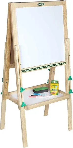 Crayola Kids Mini Wooden Art Easel &amp; Supplies  Toddler Toys  Gift for Kids