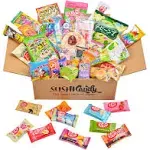 40 Japanese Candy Box 30 Japanese Snacks Plus 10 Japanese chocolate Flavors (GIFT BOX)