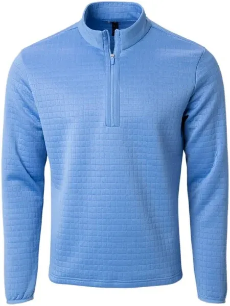 Adidas Golf Mens Medium 1/4 Zip Pullover Sweater New Blue HT5908