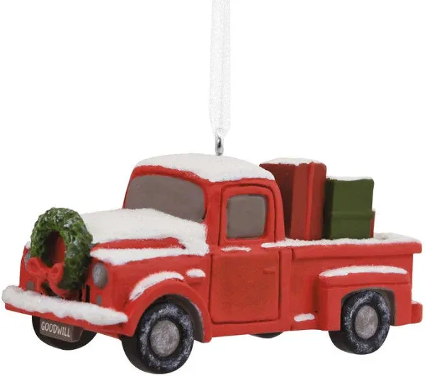 Christmas Ornament Red Pick-up Truck Ornament