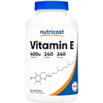 Nutricost Vitamin E 400 IU, 240 Softgel Capsules