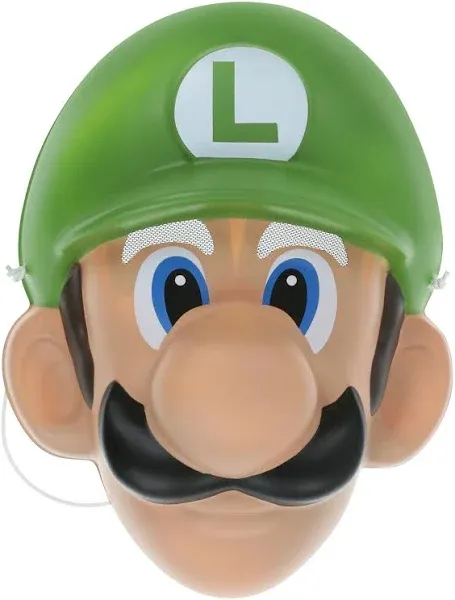 Adult Luigi Mask - Super Mario Bros