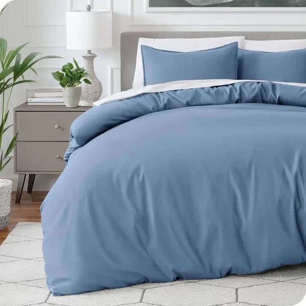 Bare® Home | Microfiber Duvet & Pillow Sham Set - Queen