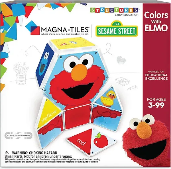 CreateOn Sesame Street Colors with Elmo Magna-Tiles