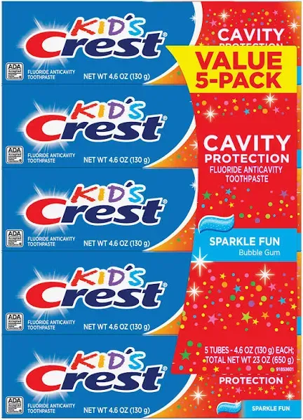 Crest Kids Cavity Protection Toothpaste Sparkle Fun