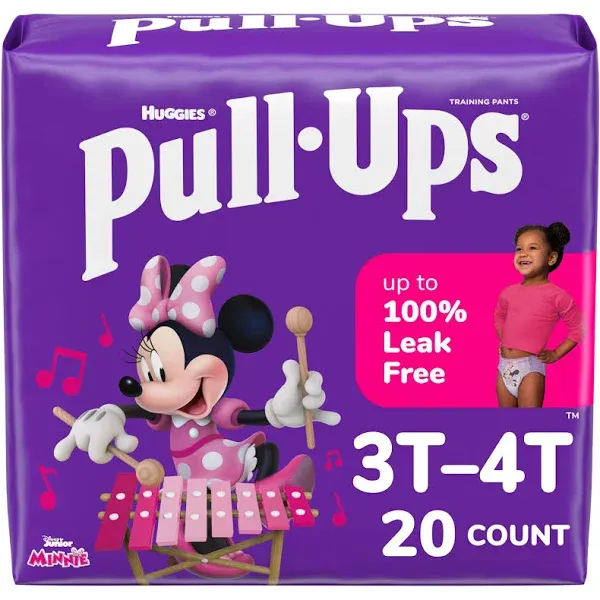 Huggies Pull-Ups Disney Junior Minnie Training Pants, 3T-4T (20 ct)