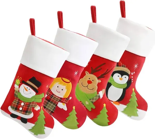 BSTAOFY Christmas Stockings Set of 4