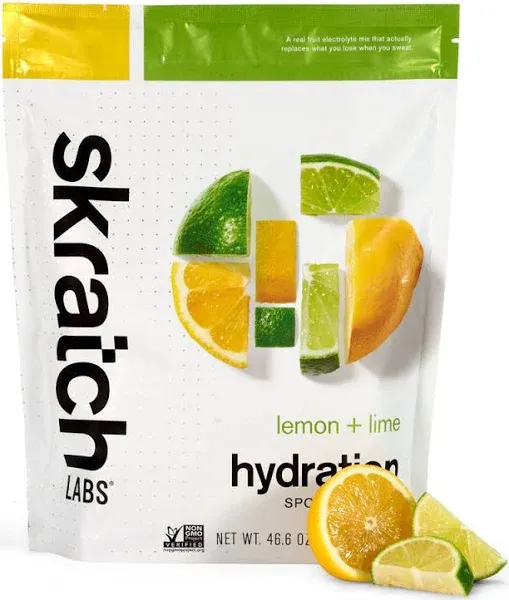 Skratch Labs Sport Hydration Drink Mix 60-Serving Lemon & Lime