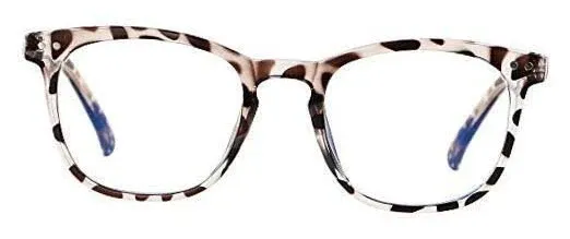 Blue Light Blocking Glasses Women Men Square Leopard | Anti-blue Light Lens