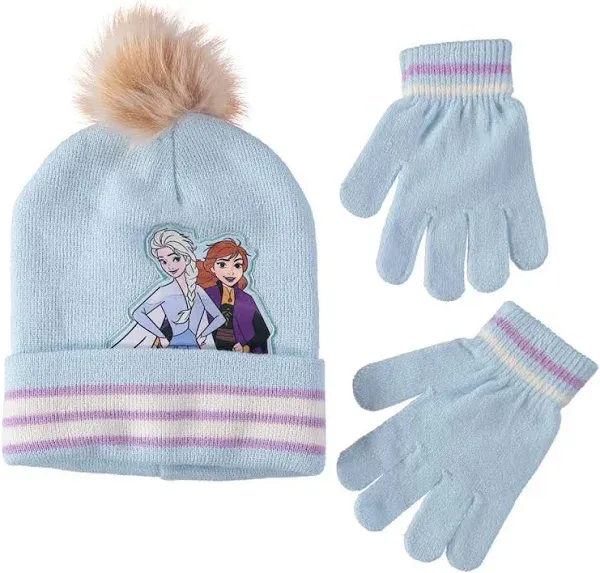 Disney Girls 4-6X Frozen Hat Gloves Set