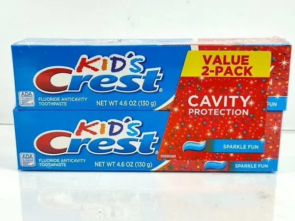 Crest Kids Cavity Protection Toothpaste Sparkle Fun