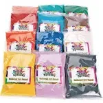 Color Splash Art Sand Jumbo Assortment. Total of 24 pounds. For Sand Art Laye...