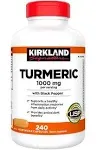 Kirkland Signature Turmeric 1000 mg, 1 Bottle of 240 Capsules