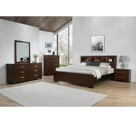 Coaster Jessica King Bedroom Set Cappuccino