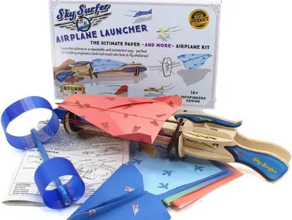 Sky Surfer Airplane Launcher STEM Activity Kit 644216855308