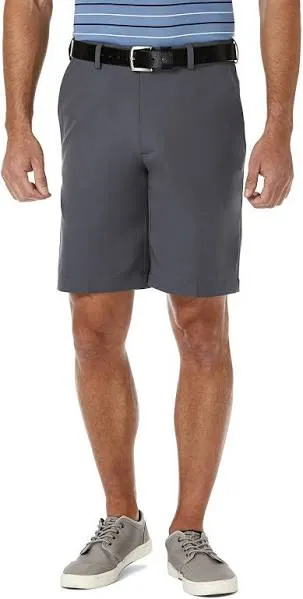 Haggar Cool 18 Pro Stretch Chino Shorts Men's 40 Navy New