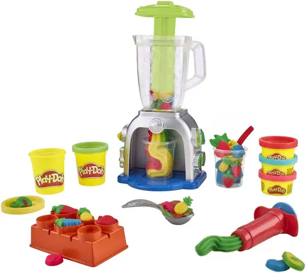 Swirlin&#039; Smoothies Toy Blender Playset, Kids Kitchen Appliance, Arts &amp; Crafts To