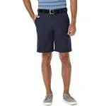 Haggar- Cool 18 Pro Flat Front Shorts Navy Size 42