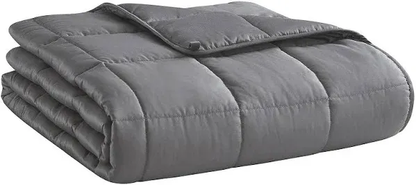 L'AGRATY Weighted Blanket Cooling Breathable Microfiber Material with Glass Beads Big Heavy Blanket for Adult All-Season