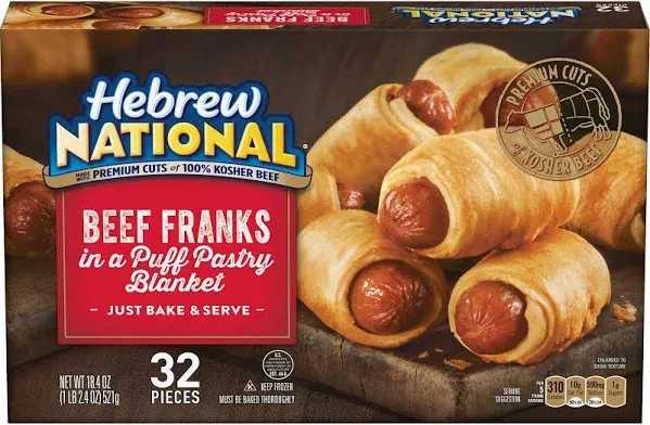 Hebrew National Beef Franks in a Blanket