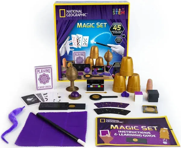 National Geographic Kids Magic Set - 45 Tricks for to 45 Kit 