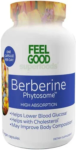 Feel Good Superfoods Berberine Phytosome High Absorption